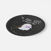 幽霊ハロウィーンリトルブーボーイベビーシャワー ペーパープレート (アングル)