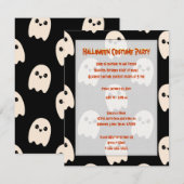 幽霊ハロウィーン招待状 招待状 (正面/裏面)