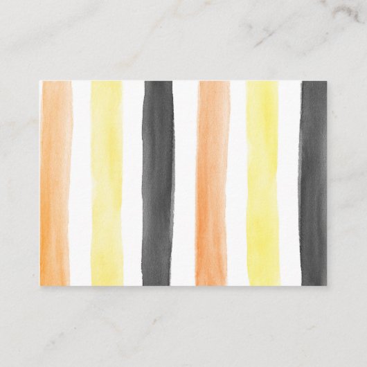 幽霊ハロウィーン推測いくつキャンディコーンのゲーム エンクロージャーカード (裏面)