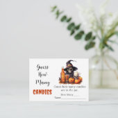 幽霊ハロウィーン推測キャンディゲームの数 エンクロージャーカード (スタンド正面)