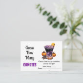 幽霊ハロウィーン推測キャンディゲームの数 エンクロージャーカード (スタンド正面)