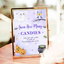 幽霊ハロウィーン推測キャンディゲームポスターの数 ポスター