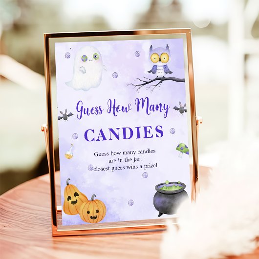 幽霊ハロウィーン推測キャンディゲームポスターの数 ポスター