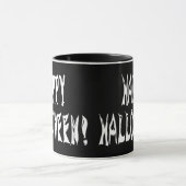 幽霊ハロウィーン文字 マグカップ (中央)