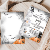 幽霊ハロウィーン誕生日パーティー 招待状