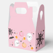 幽霊ハロウィーン誕生日ピンクスポオクタキュラパーティー フェイバーボックス (オープン)