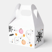 幽霊ハロウィーン誕生日ピンクスポオクタキュラパーティー フェイバーボックス (正面サイド)