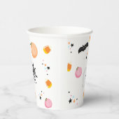 幽霊ハロウィーン誕生日ピンクスポオクタキュラパーティー 紙コップ (右)