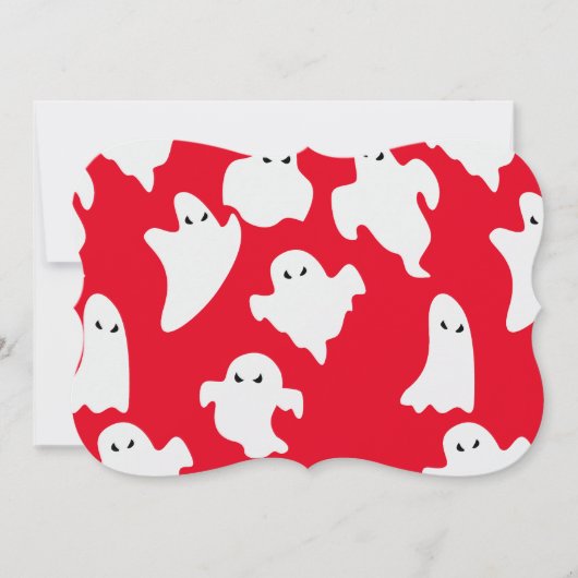 幽霊ハロウィーン超自然現象 招待状 (正面)