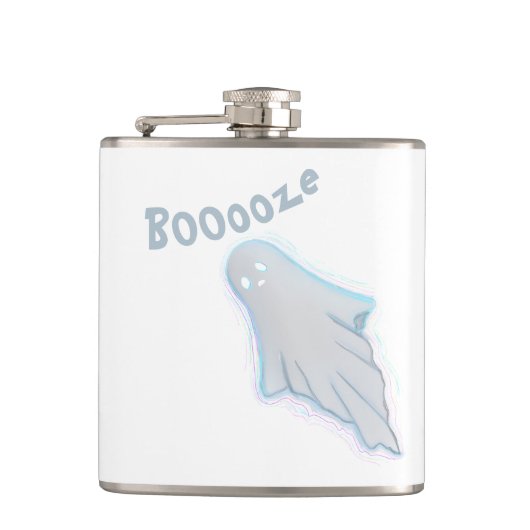 幽霊ハロウィーン フラスク (正面)