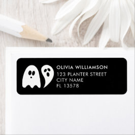 幽霊ハロウィーン ラベル