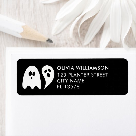 幽霊ハロウィーン ラベル (インサイチュ)