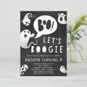 幽霊ハローウィンパーティ招待状 – レッツブギー 招待状 (スタンド正面)