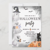 幽霊ハローウィンパーティ 招待状 (正面)