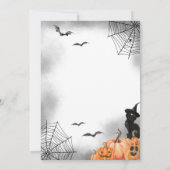 幽霊ハローウィンパーティ 招待状 (裏面)