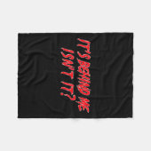 幽霊ハンターエフプパラノーマル狩りスピリット狩りハ フリースブランケット (正面(横))