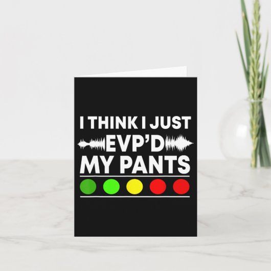 幽霊ハンターパラノーマルハロウィーン狩りEvp Spir カード (正面)