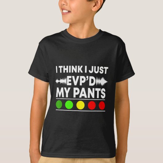 幽霊ハンターパラノーマルハロウィーン狩りEvp Spir Tシャツ (正面)