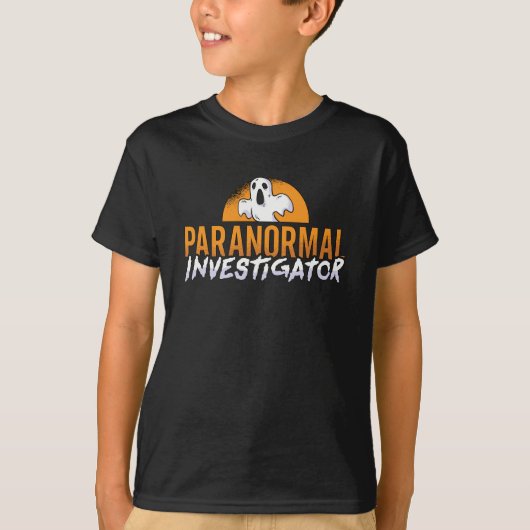 幽霊ハンターパラノーマル捜査官幽霊狩り Tシャツ (正面)
