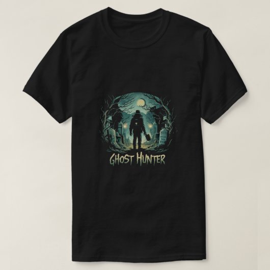幽霊ハンター Tシャツ (デザイン正面)