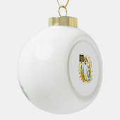 幽霊ハントスクールハロウィーン セラミックボールオーナメント (左)