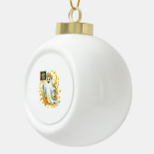 幽霊ハントスクールハロウィーン セラミックボールオーナメント (右)