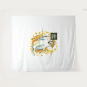 幽霊ハントスクールハロウィーン タペストリー (正面(横))