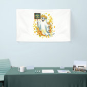 幽霊ハントスクールハロウィーン 横断幕 (トレードショー)