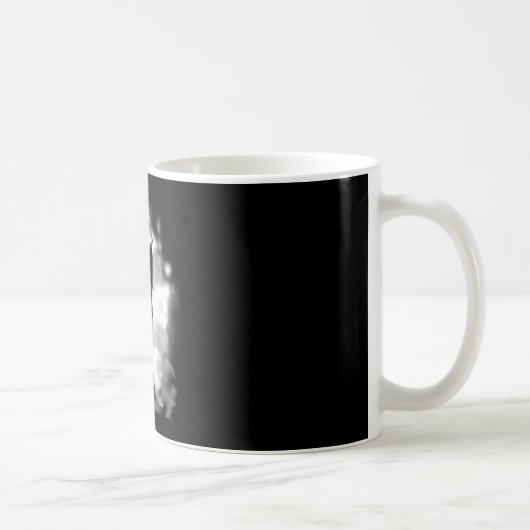 幽霊ハートハンド スケルトンママの日 コーヒーマグカップ (右)