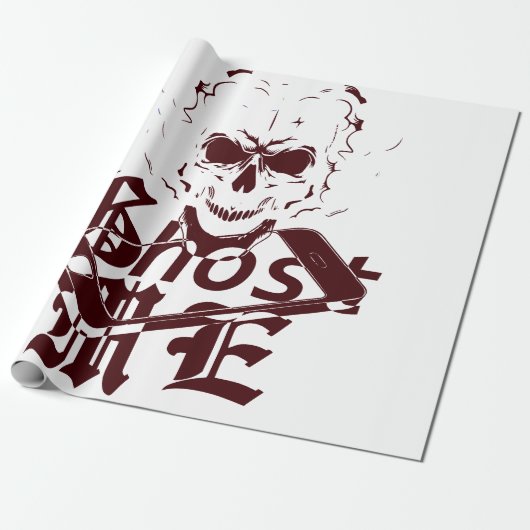 幽霊バッグ ラッピングペーパー (アンロールド)