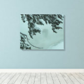 幽霊バッファロー キャンバスプリント (インサイチュ (ウッドフロア))