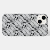幽霊バラ登山チェーンリンクフェンスシームレスPa Case-Mate iPhoneケース (裏面 (横))
