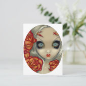 「幽霊バラ」はがきき ポストカード (スタンド正面)