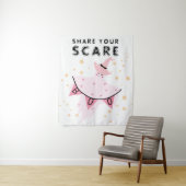 幽霊パステルハロウィンデコールフォトブースバックドロップ タペストリー (インサイチュ)