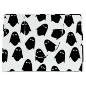 幽霊パターンシルエット抱き枕 ラージペーパーバッグ (正面)