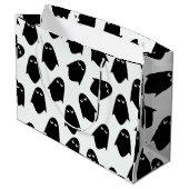 幽霊パターンシルエット抱き枕 ラージペーパーバッグ (裏面アングル)