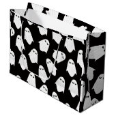 幽霊パターンシルエット抱き枕 ラージペーパーバッグ (正面アングル)