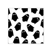 幽霊パターン2シルエットアートスタンプ ラバースタンプ (インプリント)