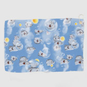 幽霊パターン ゴルフタオル (横)