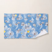 幽霊パターン バスタオルセット (ハンドタオル)