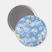 幽霊パターン マグネット (正面/裏面)