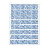 幽霊パターン ラップアラウンド宛名ラベル (シート)