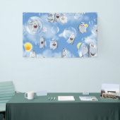 幽霊パターン 横断幕 (トレードショー)