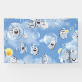 幽霊パターン 横断幕 (横)