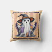 幽霊パッチワークキルトとウィッチハット クッション (裏面)