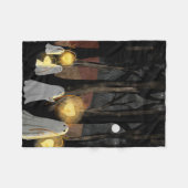 幽霊パレード フリースブランケット (正面(横))