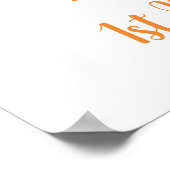 幽霊パンプキンハロウィーン誕生日へようこそ ポスター (角)