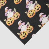幽霊パープルウィッチハットパンプキンパターンハロウィーン 薄葉紙 (詳細)