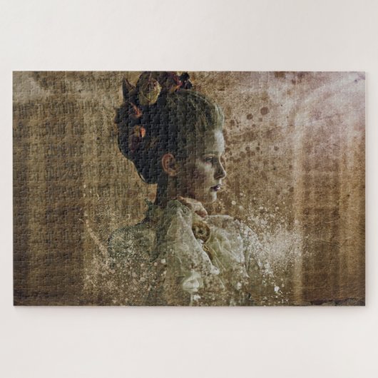 幽霊ビクトリアンレディ・イン・ウェイティング ジグソーパズル (横)