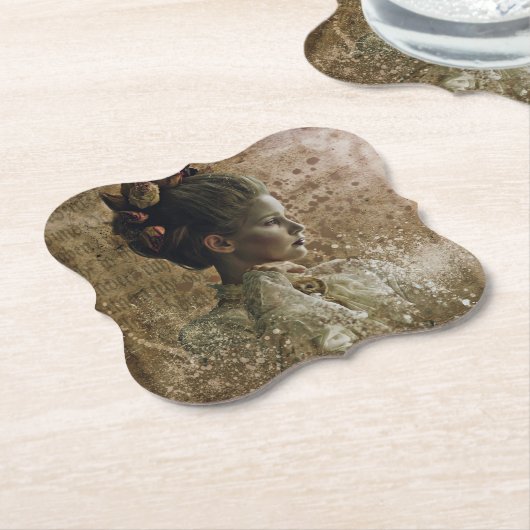 幽霊ビクトリアンレディ・イン・ウェイティング ペーパーコースター (アングル)